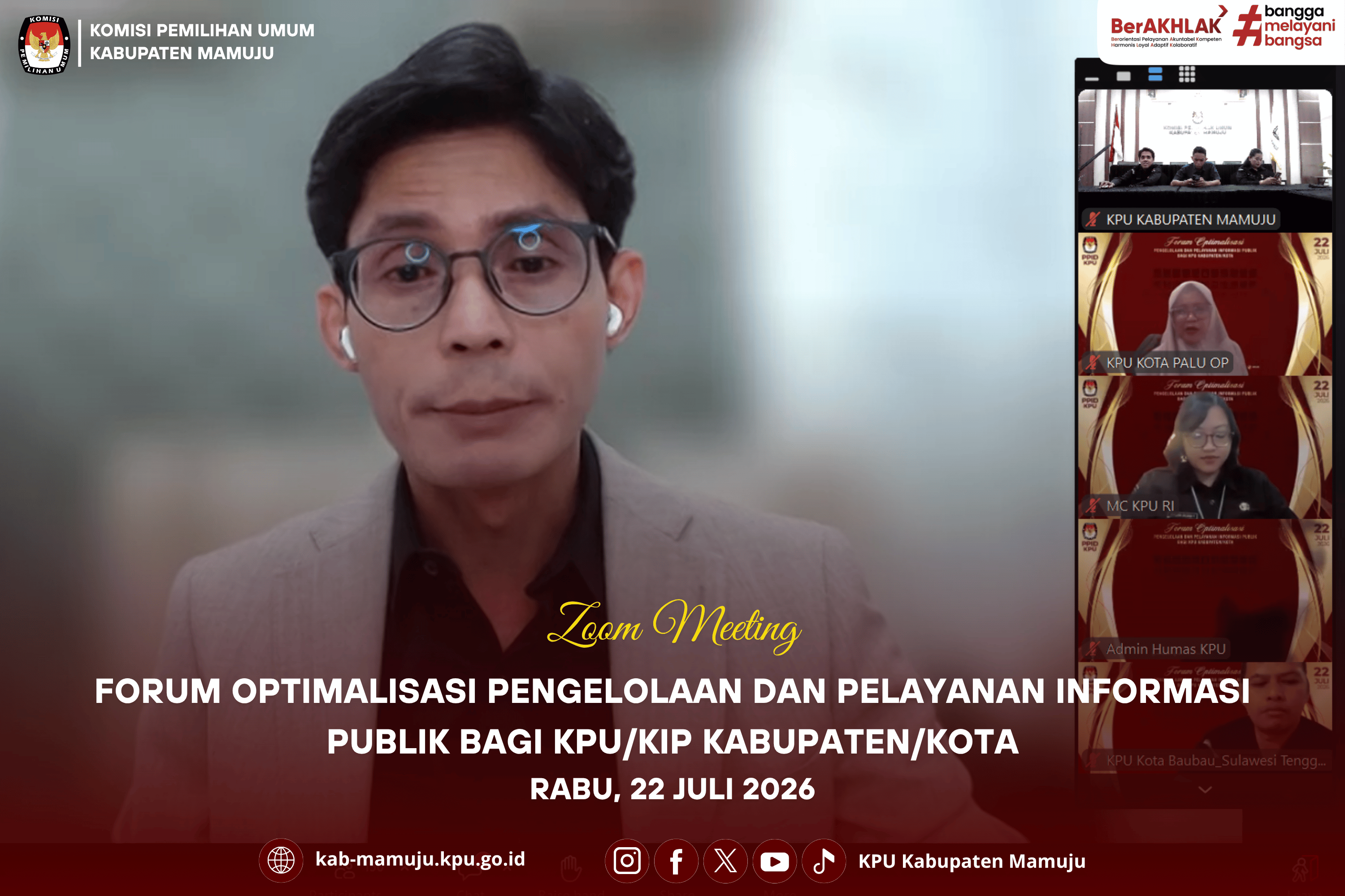 Forum Optimalisasi Pengelolaan dan Pelayanan Informasi Publik bagi KPU/KIP Kabupaten/Kota
